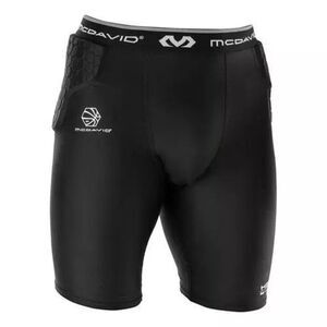 McDavid Premium 9mm Hex Basketball Compression Padded Short Black 2XL